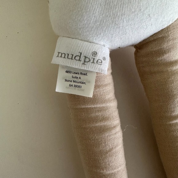 MUDPIE 18" Grey Ballerina Blonde Ragdoll Plush with Tiara and Star Wand - Picture 7 of 9